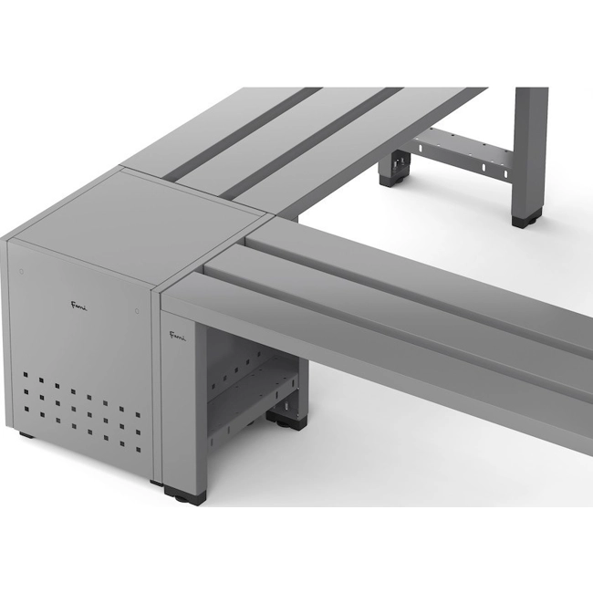 Vendita online Panche singole a 3 doghe - grigio scuro RAL7000 